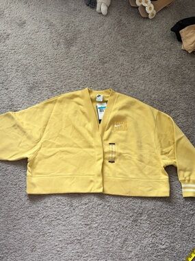 Nike Yellow Varsity Cardigan